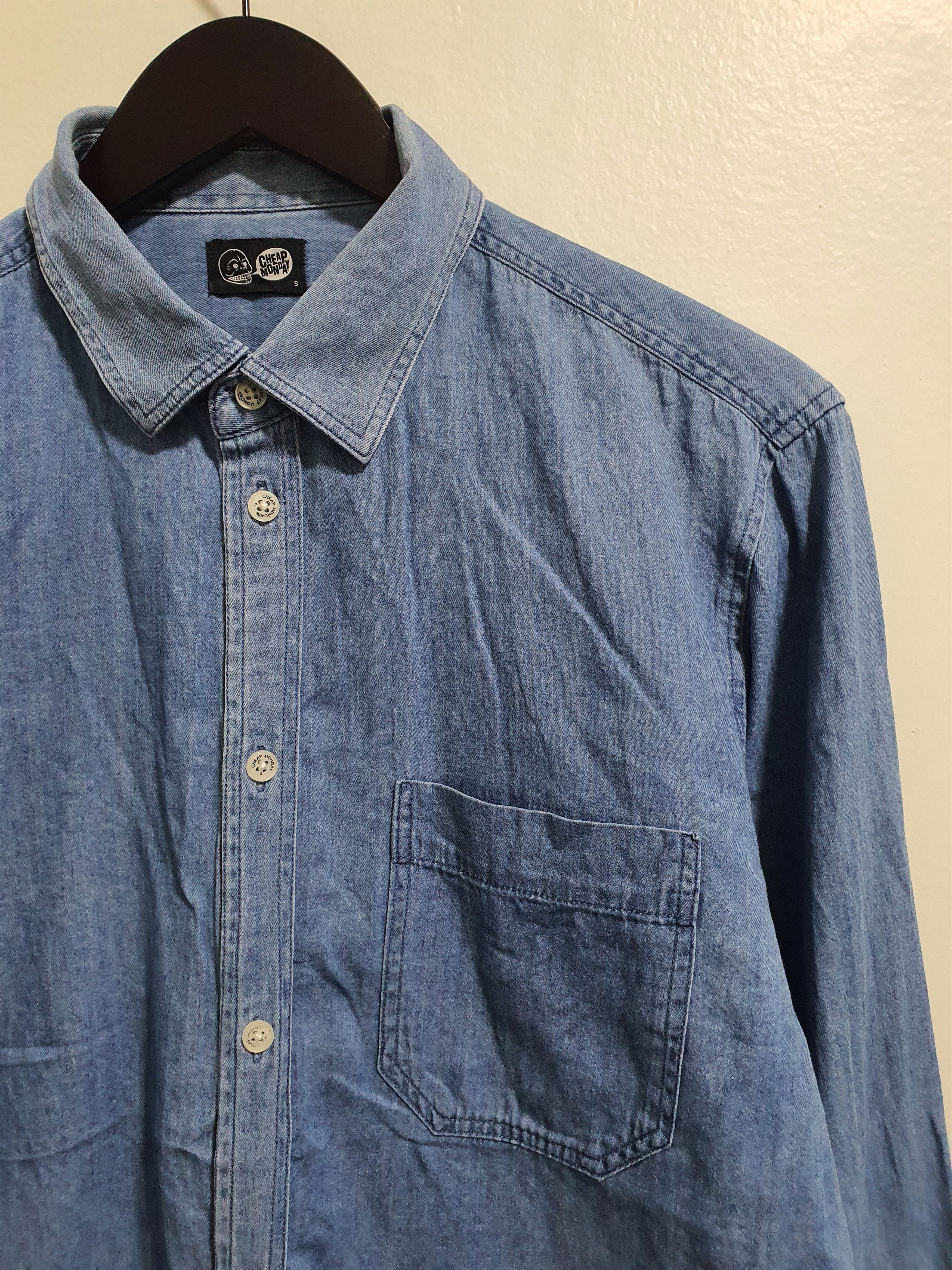 Cheap Monday × Japanese Brand CHEAP MONDAY 22/29 DENIM SOFT CLOTH SHIRT Size US S / EU 44-46 / 1 - 1 Thumbnail