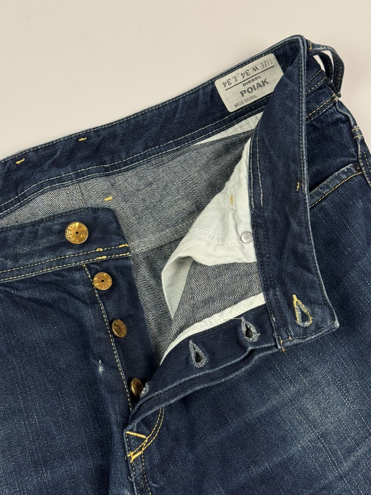 Diesel Distressed Diesel Poiak Jeans Pants Size US 34 / EU 50 - 10 Thumbnail
