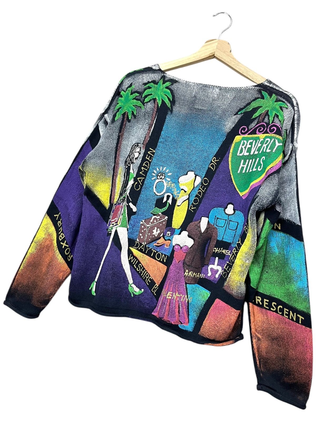 Other BEVERLY HILLS Luxury Designer Shopper's Paradise Painted Size M / US 6-8 / IT 42-44 - 4 Thumbnail