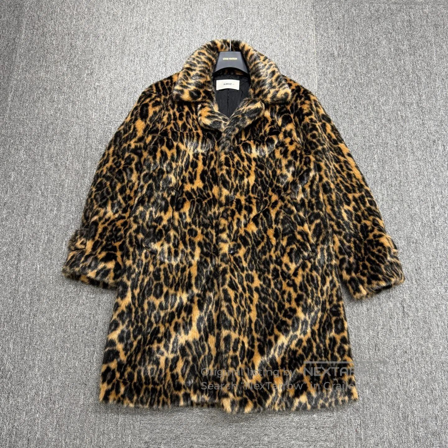 Saint Laurent Paris saint Leopard-print fur coat| Size L / US 10 / IT 46 - 1 Thumbnail