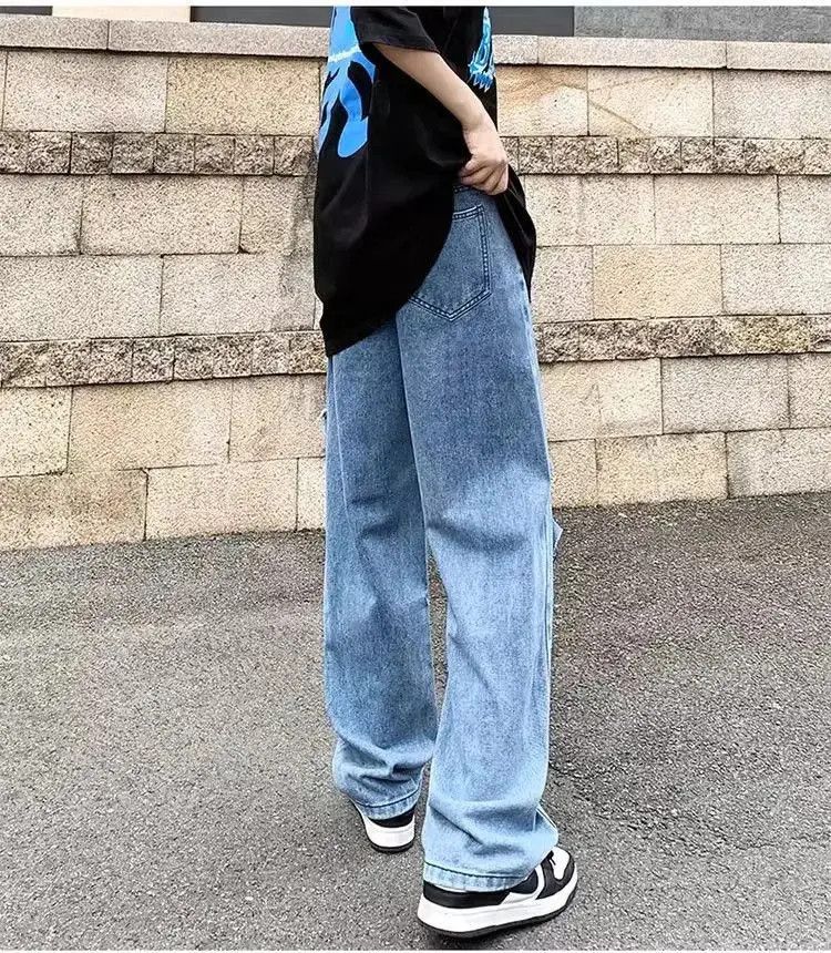 Japanese Brand Straight and loose fitting vintage casual jeans Size US 32 / EU 48 - 2 Thumbnail