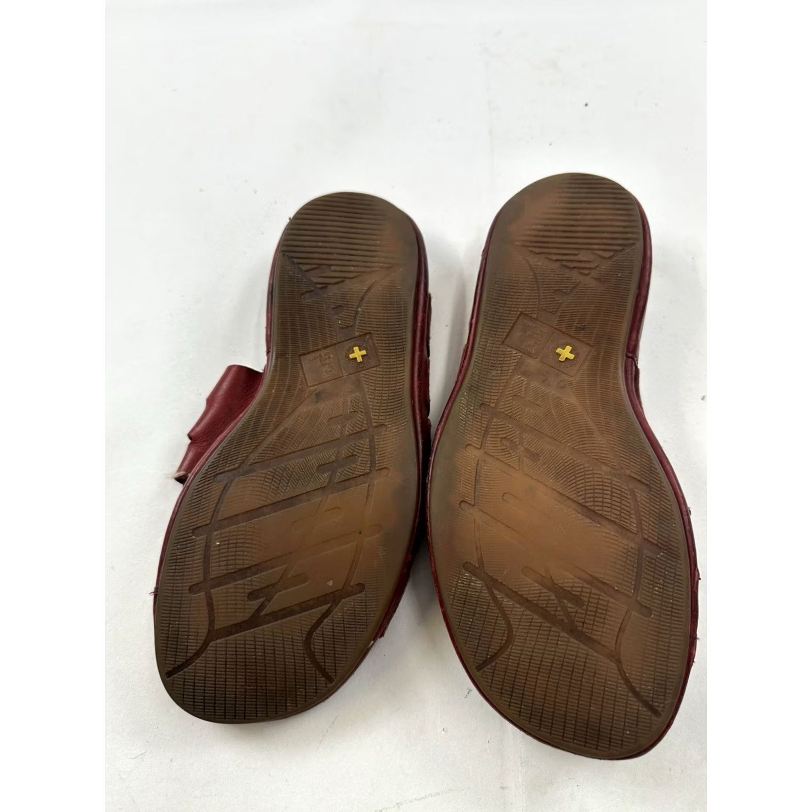 Dr. Martens VINTAGE Dr. Martens Sandals Womens Red Leather Open Toe Mules Slip On Strappy Cushioned AirWair 90s Womens Size US 5 / IT 35 - 6 Thumbnail