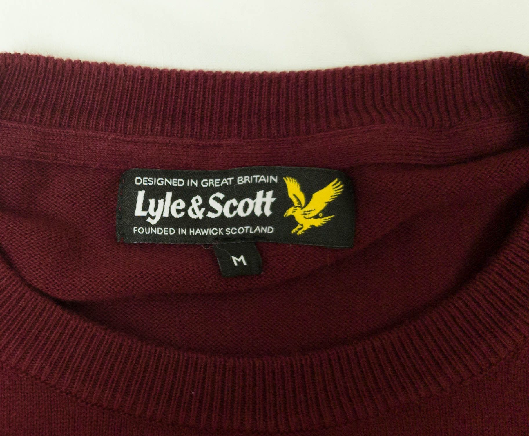 Lyle & Scott Lyle Scott mens jumper cotton size M gc Size US M / EU 48-50 / 2 - 5 Thumbnail