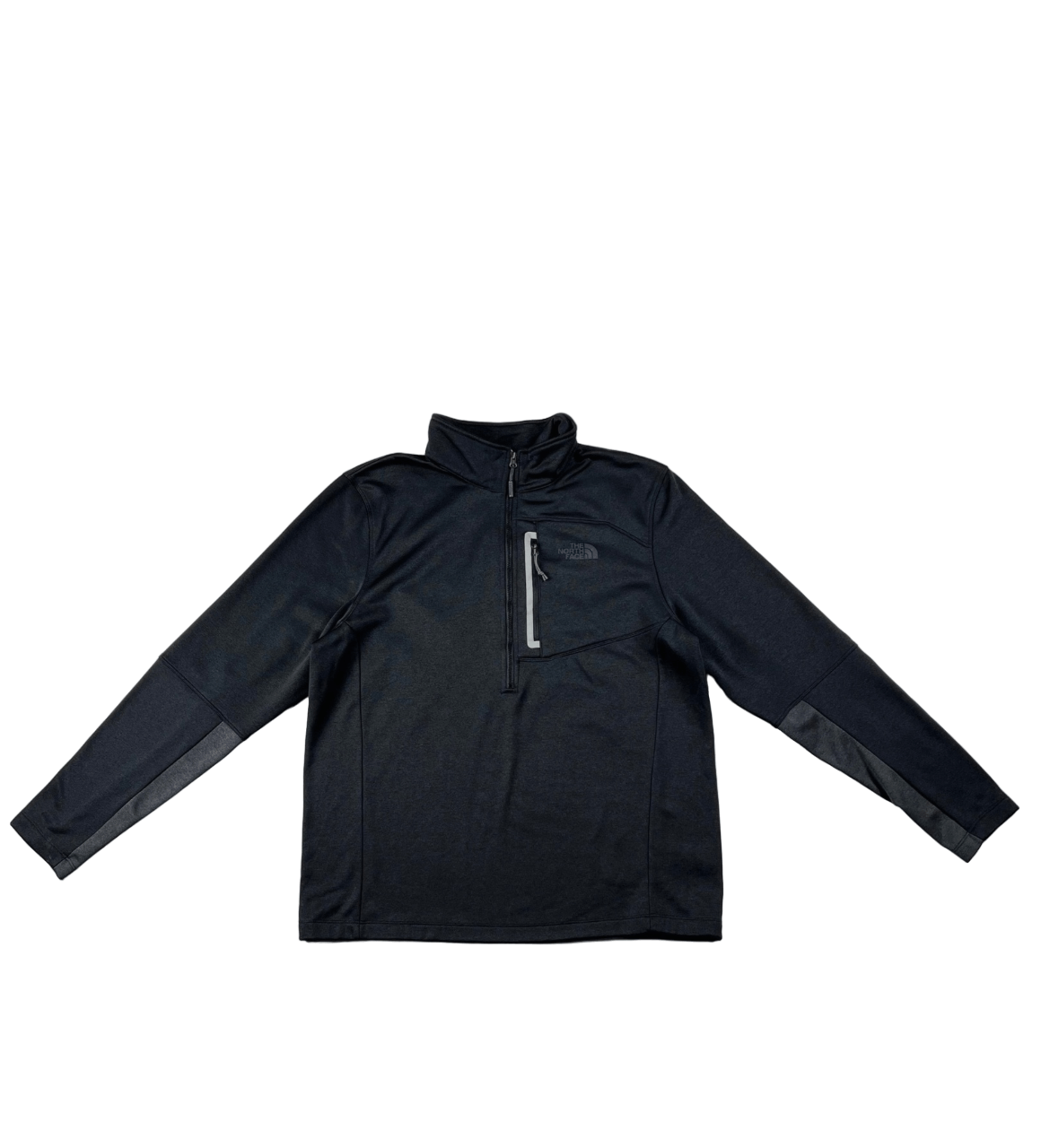 image of The North Face Half Zip Sweater L in Black, Men's (Size Large)