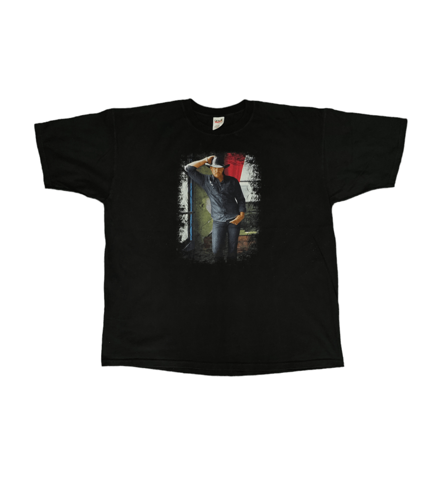 Band Tees Vintage 00s Trace Adkins American Man Tour 2008 T-Shirt Y2k Size US XXL / EU 58 / 5 - 2 Thumbnail