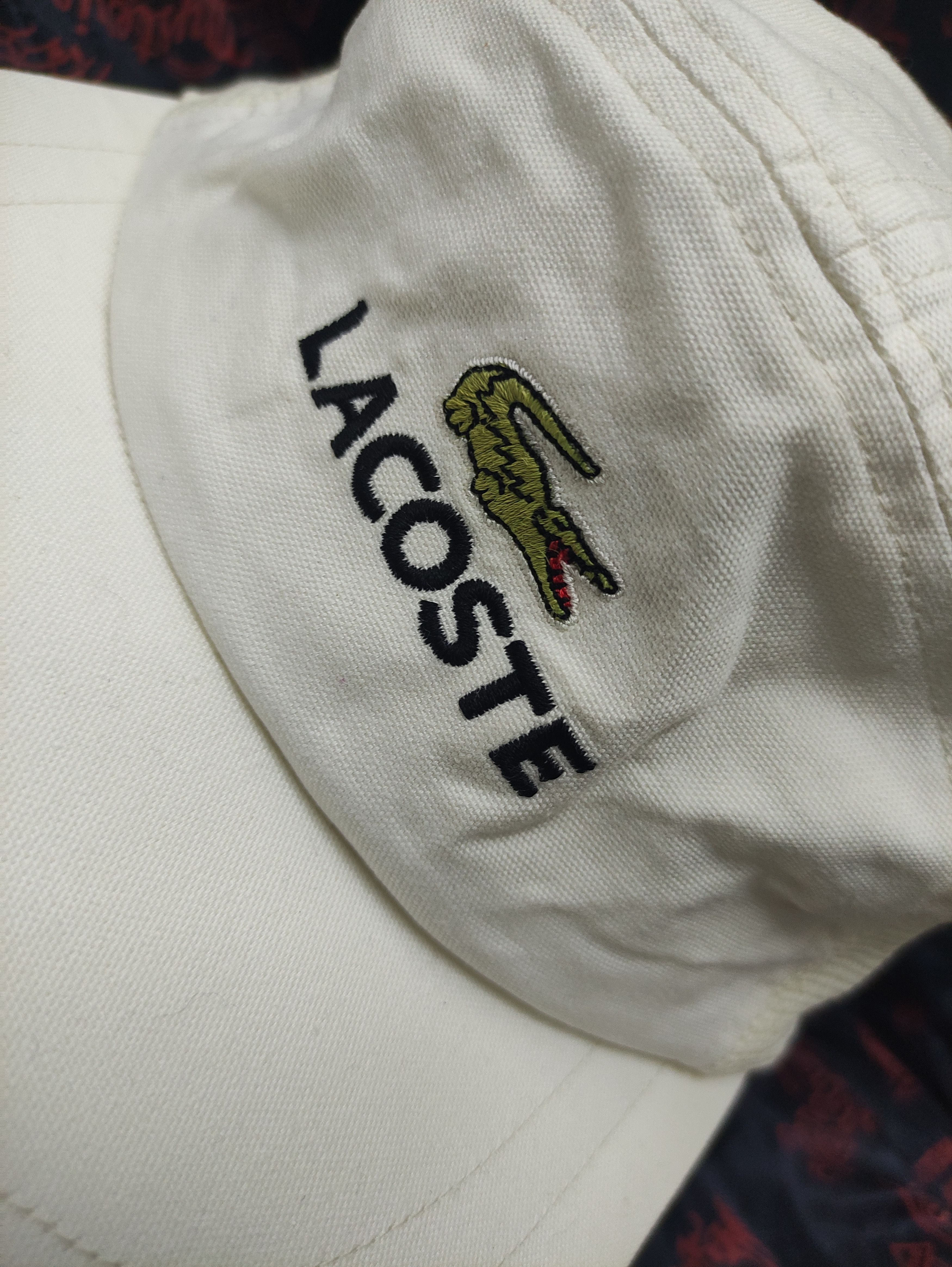 Lacoste × Vintage LACOSTE HALF MESH VINTAGE CAP Size ONE SIZE - 7 Thumbnail