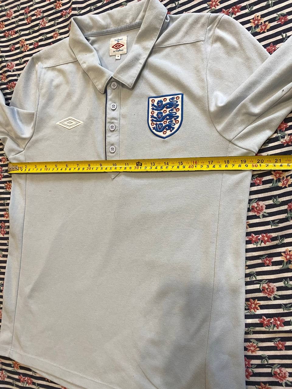 Umbro Umbro England Football Embroidered Logo Men's Polo Size M Size US M / EU 48-50 / 2 - 6 Thumbnail