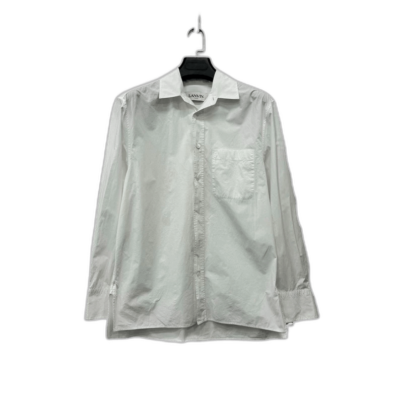 Lanvin Lanvin White Long Sleeve Shirt Size 38 Size US M / EU 48-50 / 2 - 1 Thumbnail