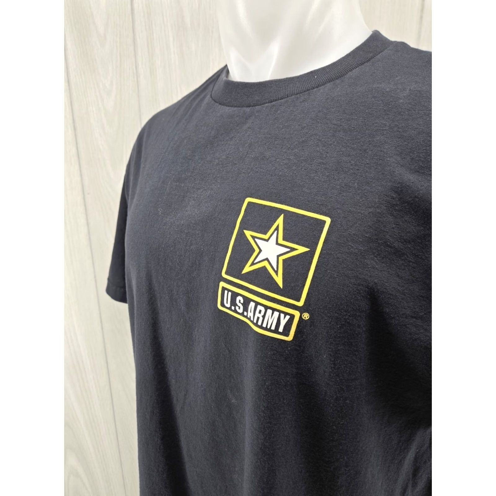 Vintage US Army Men’s Short Sleeve XL Black T-Shirt Go Army Murina USA Shirt Size US XL / EU 56 / 4 - 6 Thumbnail