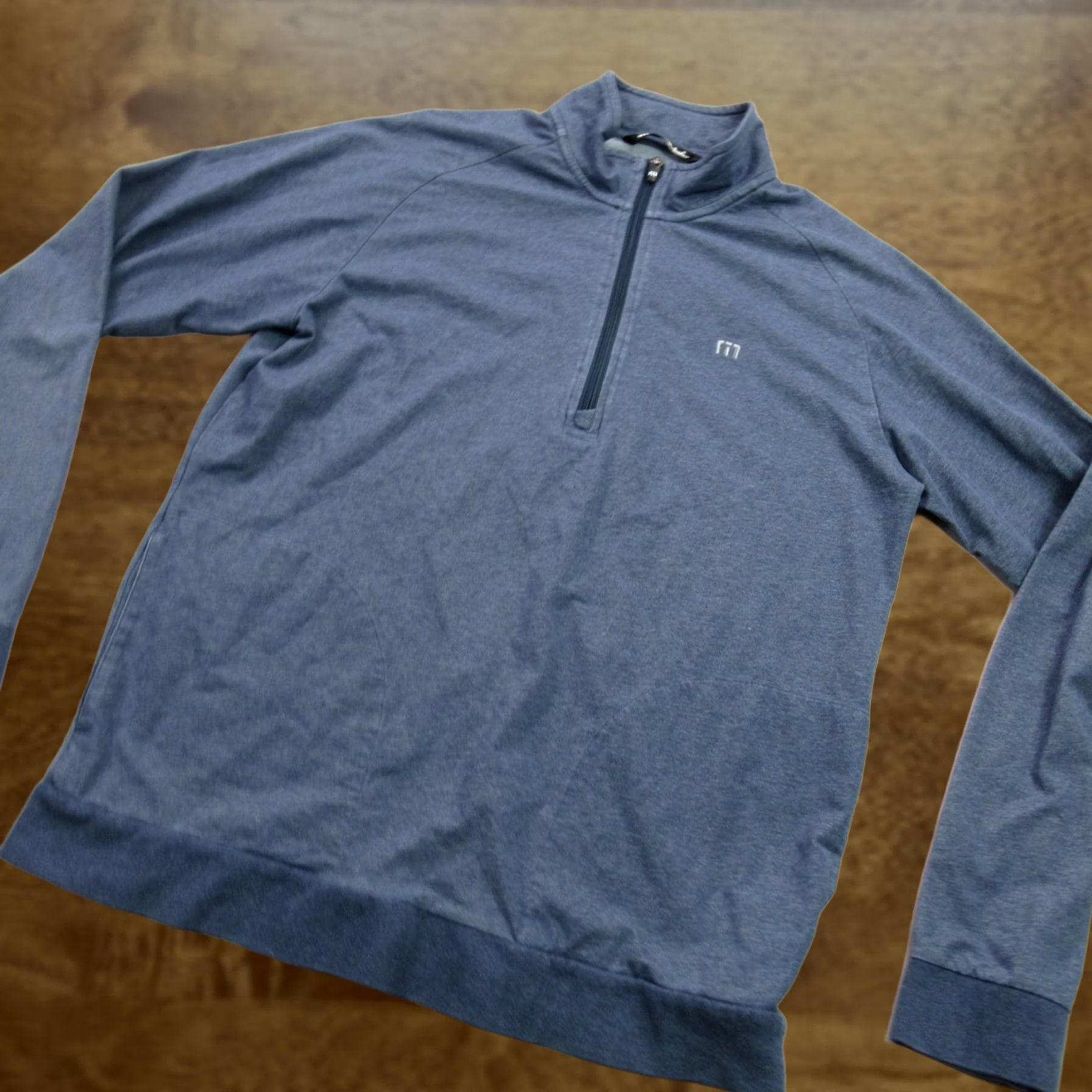 TravisMathew Travis Mathew Sweater Mens Large Long Sleeve Pullover 1/4 Zip Blue Golf Size US L / EU 52-54 / 3 - 1 Thumbnail