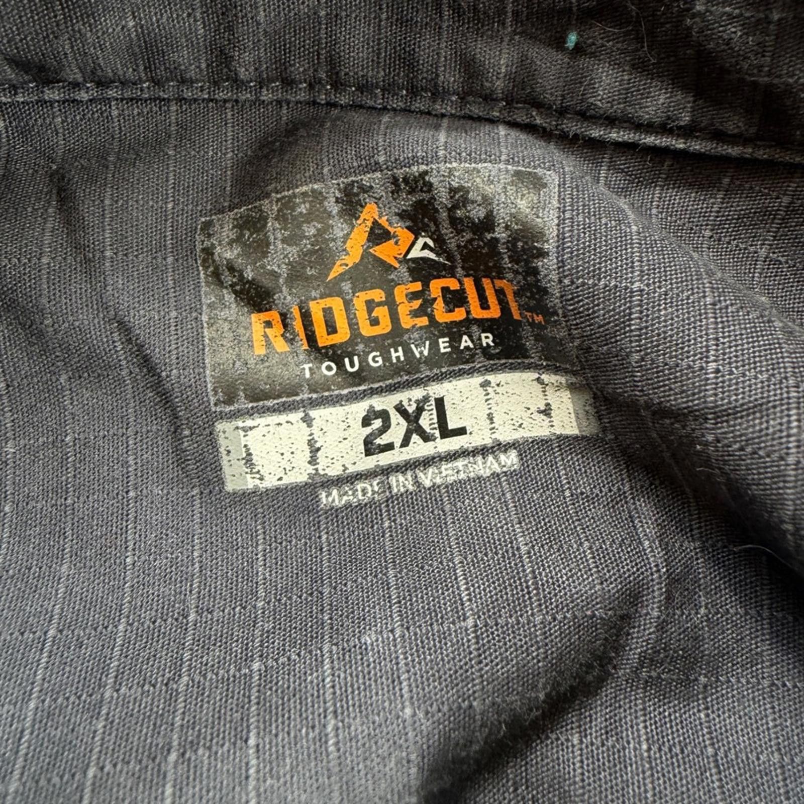 Other Ridgecut Toughwear Men 2XL Gray Ripstop Button Down Shirt Size US XL / EU 56 / 4 - 3 Thumbnail