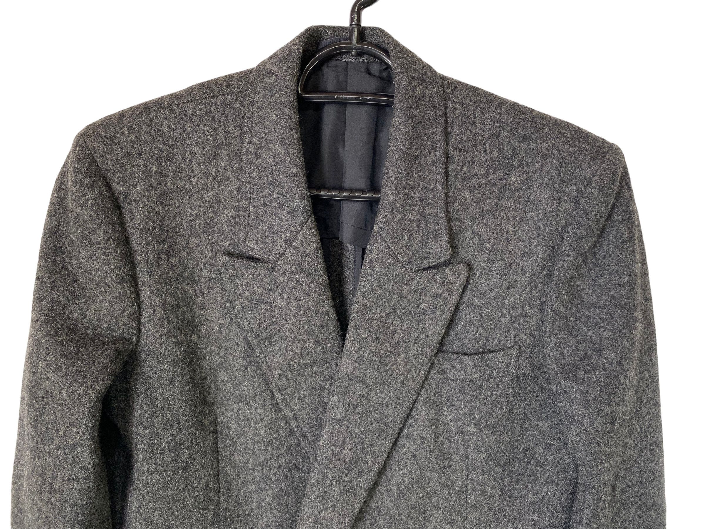 Comme des Garcons × Designer × Vintage 90s Comme des garcons wool double breasted blazer Size 40S - 4 Thumbnail