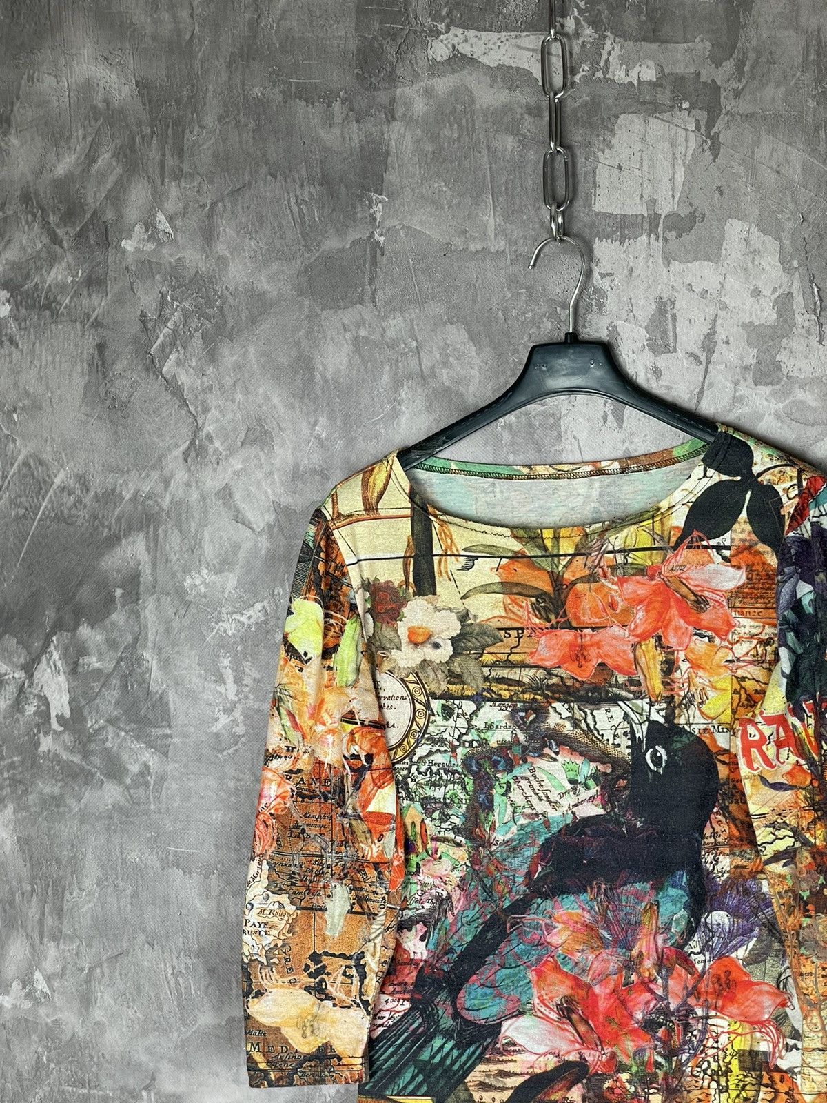 Japanese Brand Avant Garde Multicolour Y2K JPG Style Sweater Long sleeve Size M / US 6-8 / IT 42-44 - 3 Thumbnail