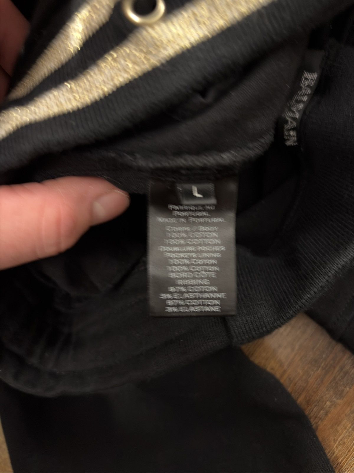 Balmain Balmain Black Biker Jogger Sweatpants Size US 36 / EU 52 - 7 Thumbnail