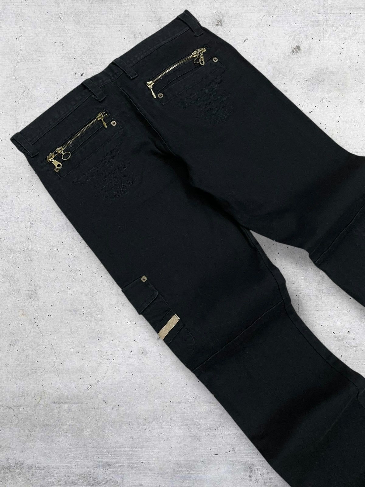 Japanese Brand VINTAGE AMRANTINE 1990S JAPAN DESIGNER CARGO PUNK GOA PANT Size US 32 / EU 48 - 13 Thumbnail