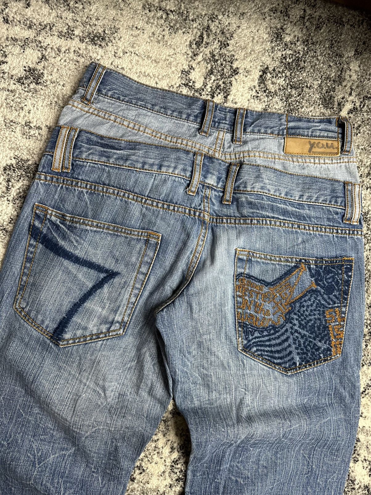 Other Y.O.U Denim Vintage StreetWear Rare Y2K Avant Gard Size US 32 / EU 48 - 4 Thumbnail