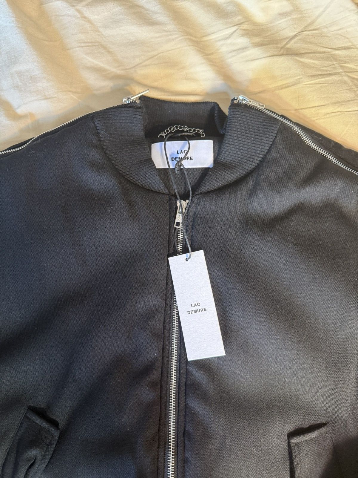 Lac Demure Lac Demure 'BORAN' ZIP WOOL BOMBER Size US XL / EU 56 / 4 - 2 Thumbnail