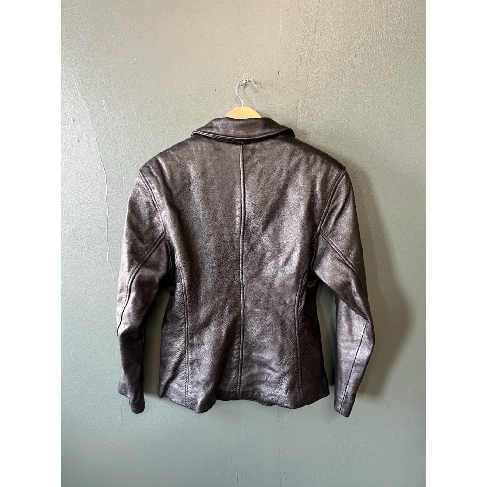 Vintage VINTAGE Wilsons Leather Womens Jacket Brown Zip Up 3M Thinsulate Ultra Liner Short 90s Animals Womens Size M / US 6-8 / IT 42-44 - 2 Thumbnail