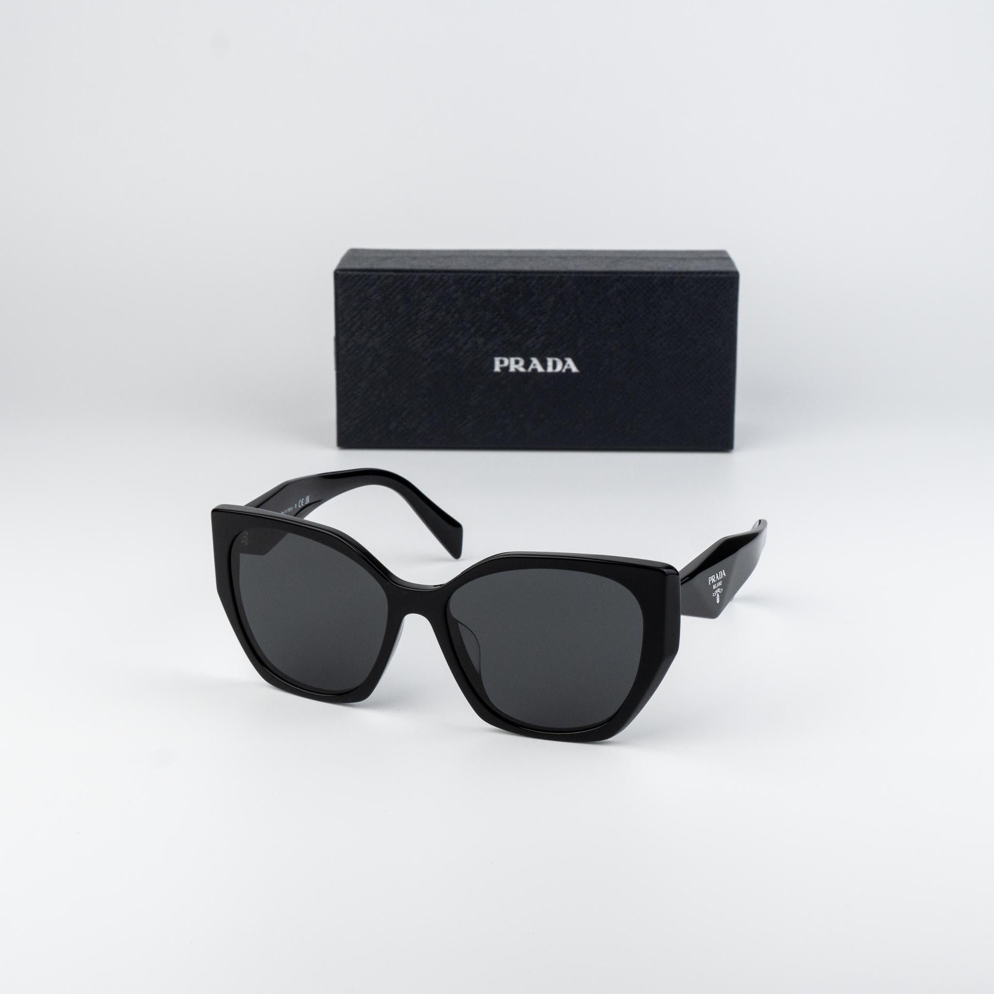 Prada Prada Women Sunglasses Cat Eye PR19ZSF 1AB5S0 NEW AUTHENTIC Size ONE SIZE - 1 Thumbnail