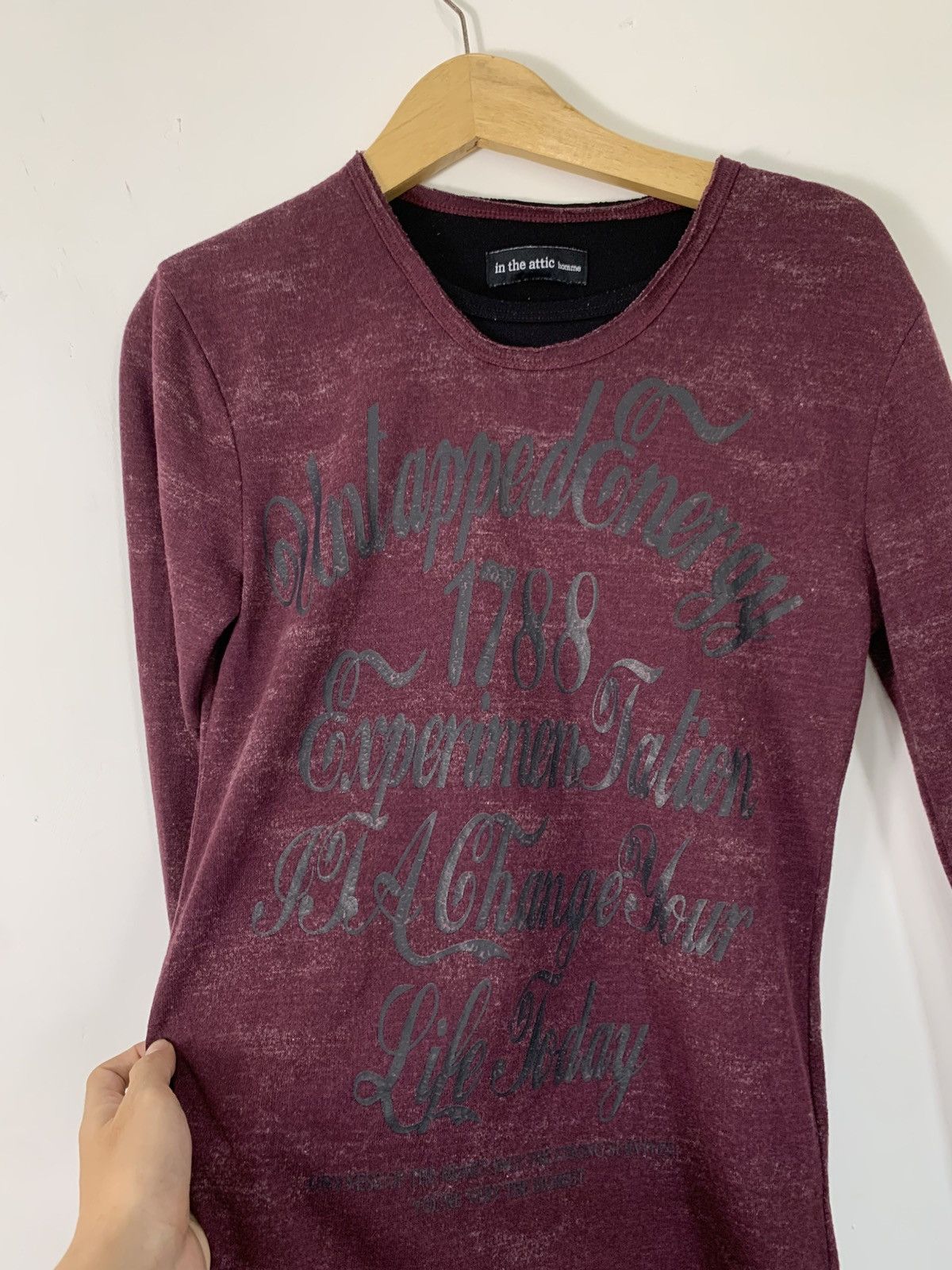 Japanese Brand 2000s longsleeve double layer in the attic style era Size US M / EU 48-50 / 2 - 3 Thumbnail