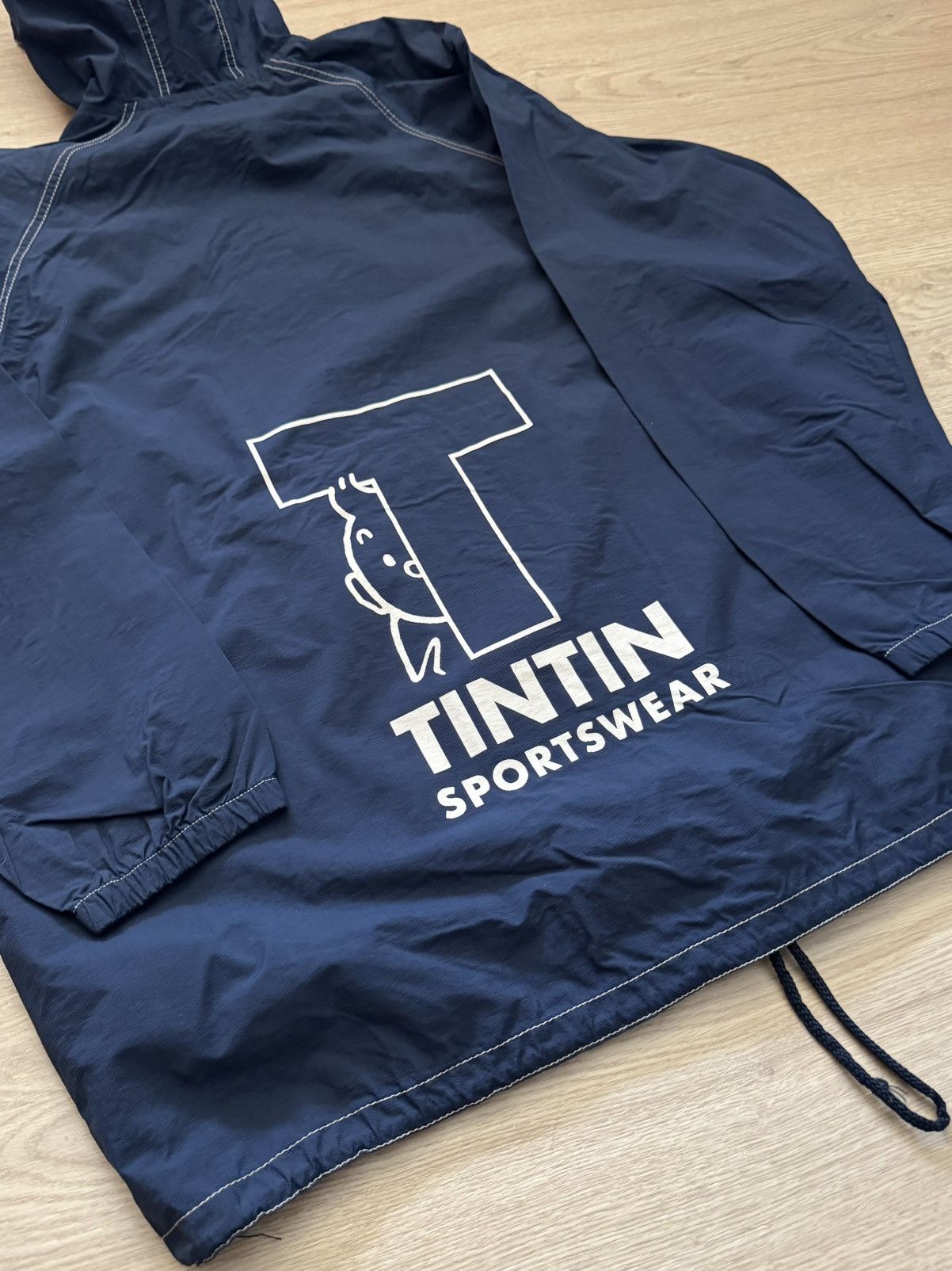 Cartoon Network Vintage 00’s Tin Tin Cartoon Network Nylon Navy Jacket Size US L / EU 52-54 / 3 - 5 Thumbnail