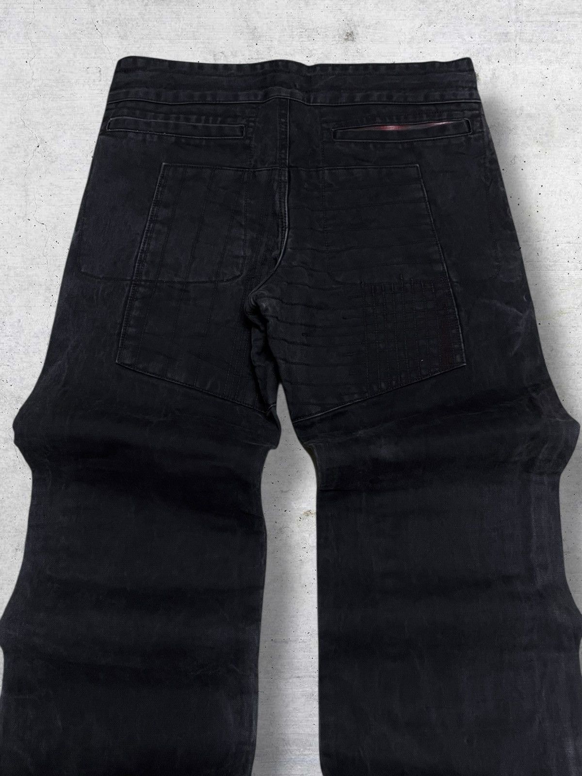 PPFM WAFFLISH WAFFLE RARE JAPAN DESIGNER BIKER SAFETY PANT 1990S Size US 30 / EU 46 - 12 Thumbnail