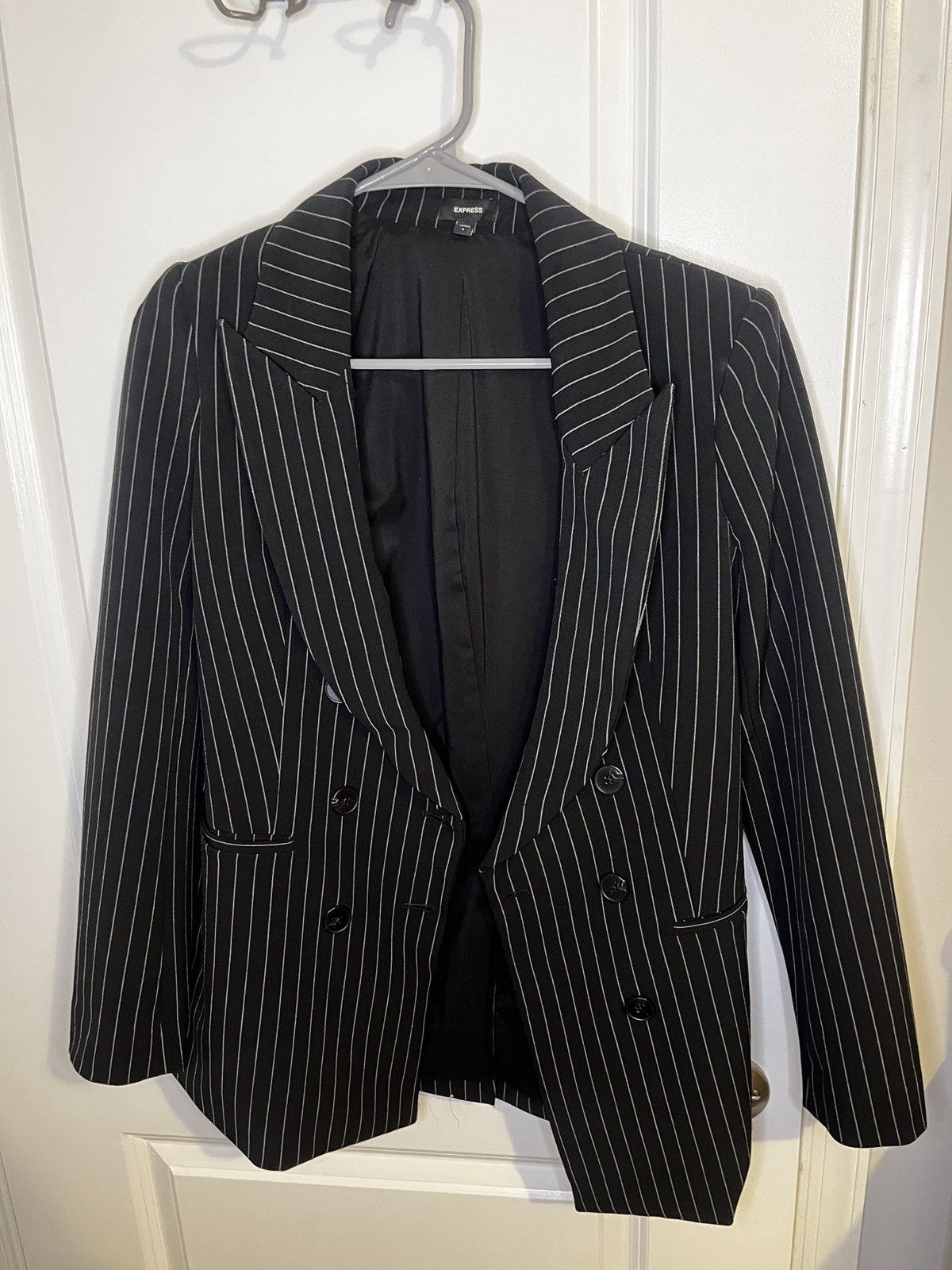 Express Pinstripe women’s blazer Size S / US 4 / IT 40 - 1 Thumbnail