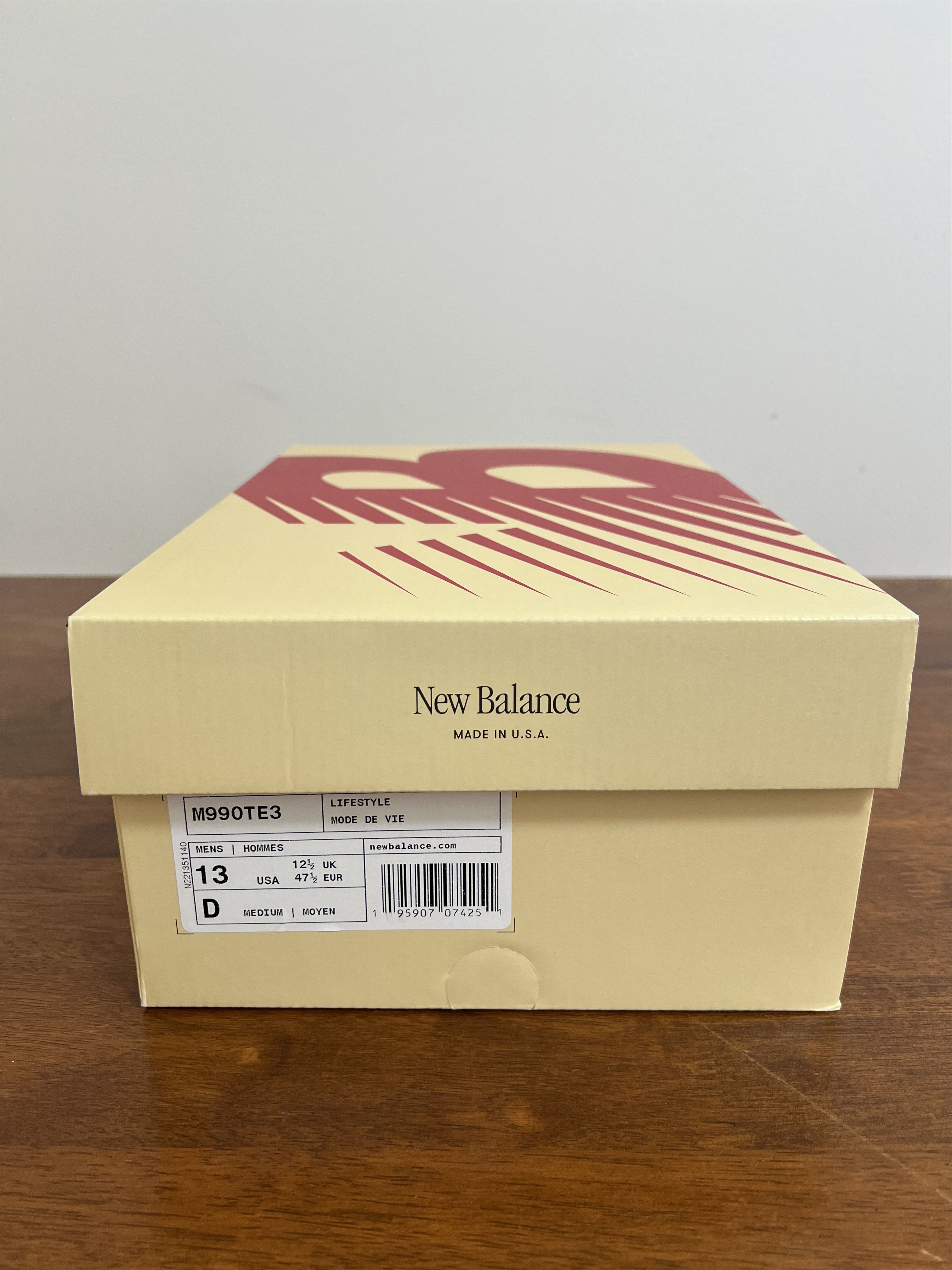 New Balance 💚 2022 New Balance Made In USA 990v3 Teddy Santis Navy Size US 13 / EU 46 - 11 Thumbnail