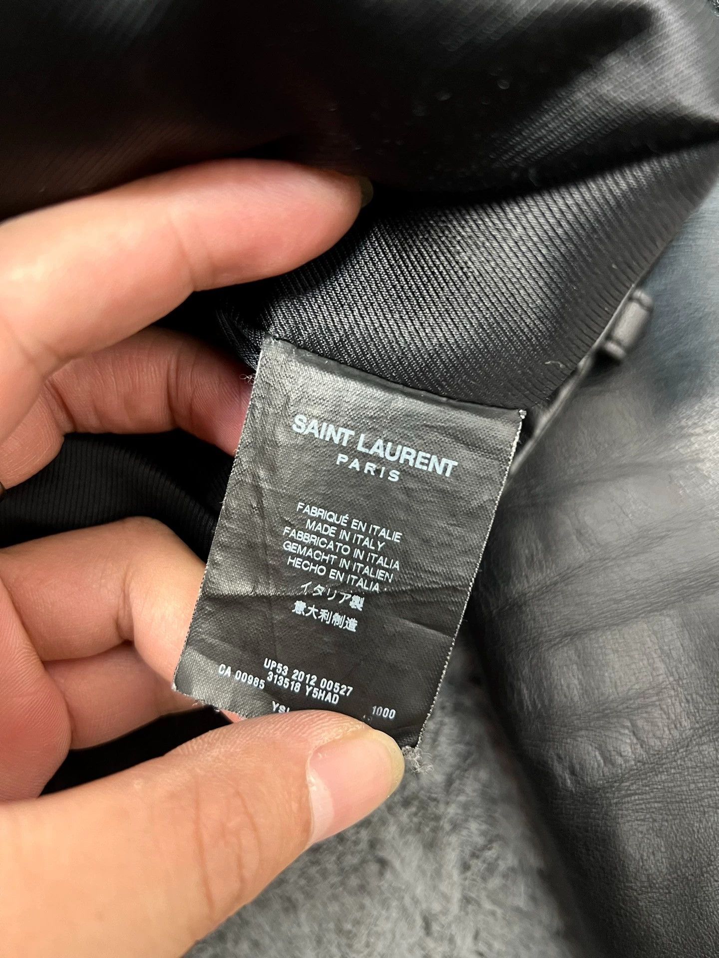 Saint Laurent Paris Authentic Saint Laurent double-breasted motorcycle jacket Size US M / EU 48-50 / 2 - 7 Thumbnail