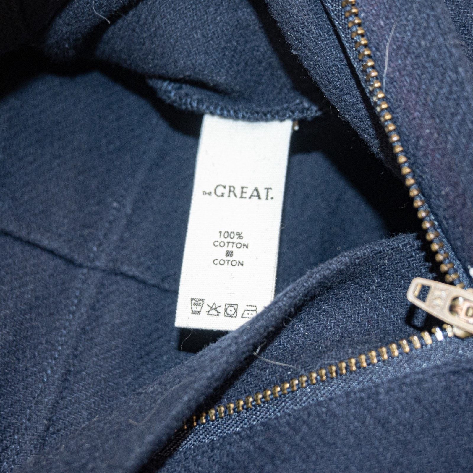 THE GREAT The GREAT. Navy Cropped Fatigue Military High-Rise Pant Size 27" / US 4 / IT 40 - 7 Thumbnail