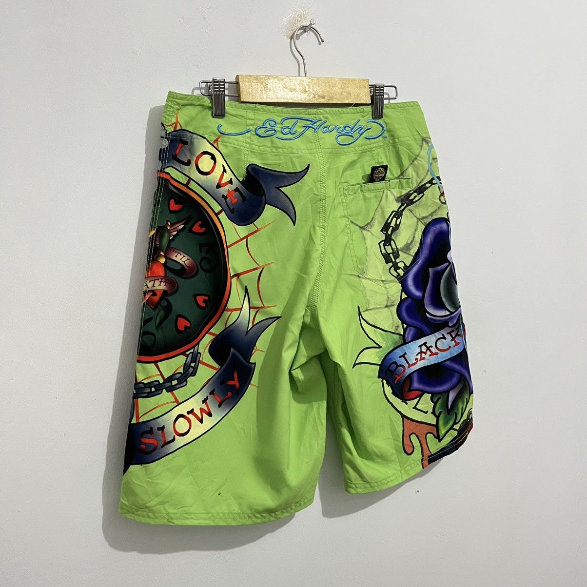 Ed Hardy Ed Hardy Tattoo Graphic Board Shorts Size US 30 / EU 46 - 16 Thumbnail
