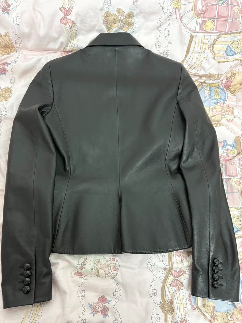 RRL Ralph Lauren RRL Ralph Lauren Purple label brand new women's leather ja Size S / US 4 / IT 40 - 3 Thumbnail