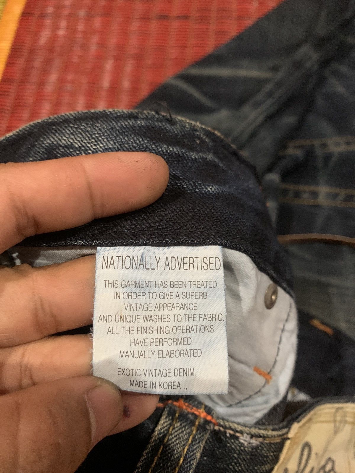 If Six Was Nine Insane 🔥 Yoshitomo nara x lolita jeans floral baggy jeans Size 29" - 24 Thumbnail