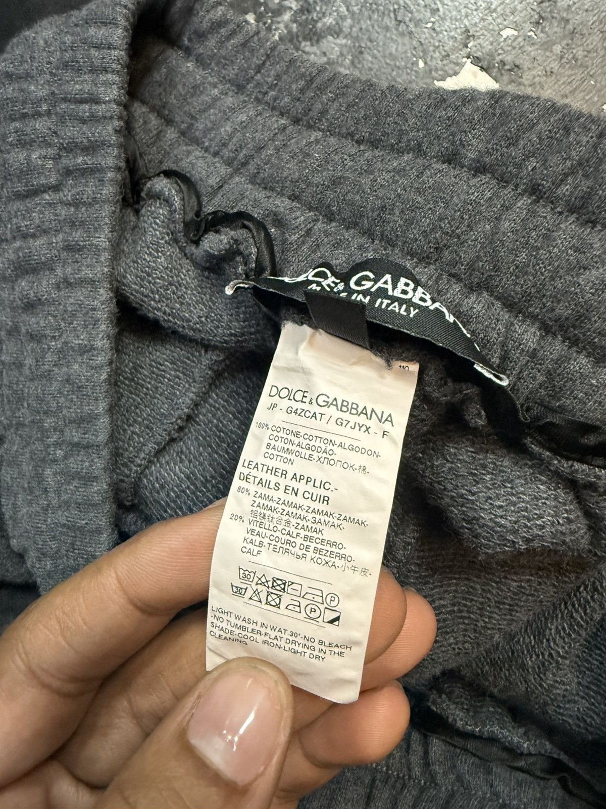 Dolce & Gabbana Dolce & Gabbana Gray sweatpants size small Size US 30 / EU 46 - 5 Thumbnail