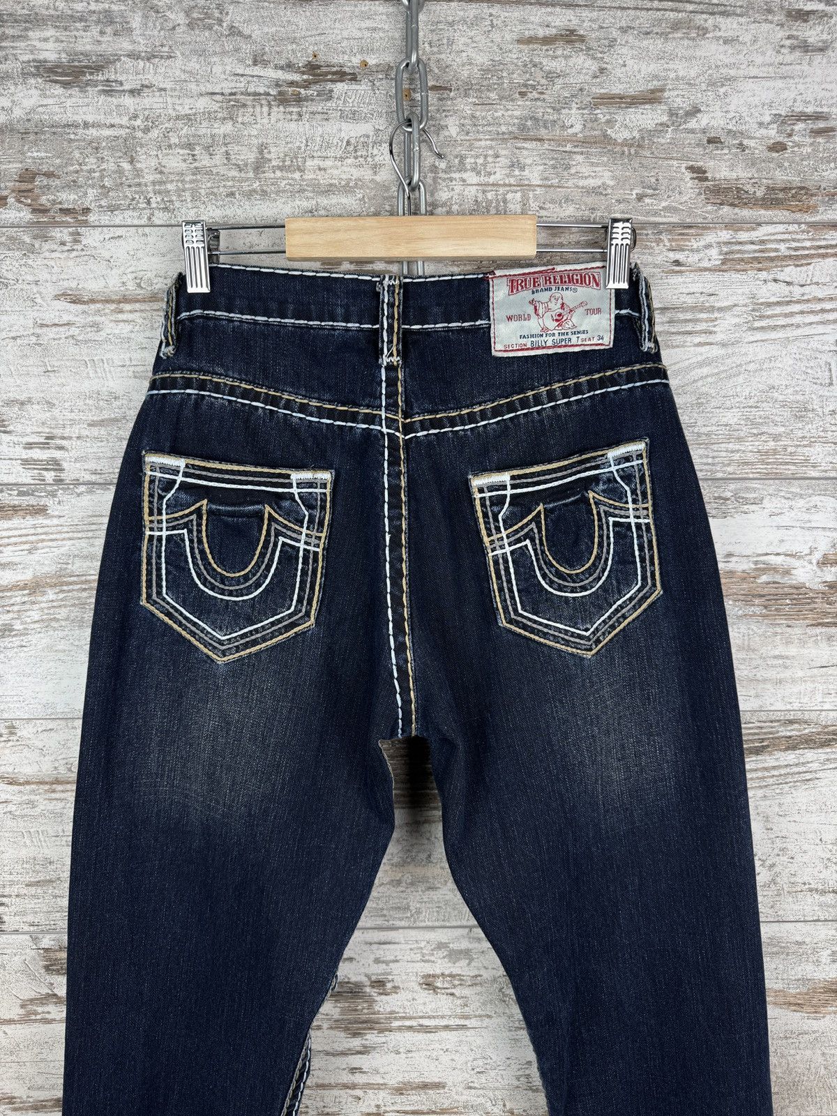 Japanese Brand × True Religion × Vintage Mens Vintage True Religion jeans Japanese denim baggy rare Size US 31 - 10 Thumbnail