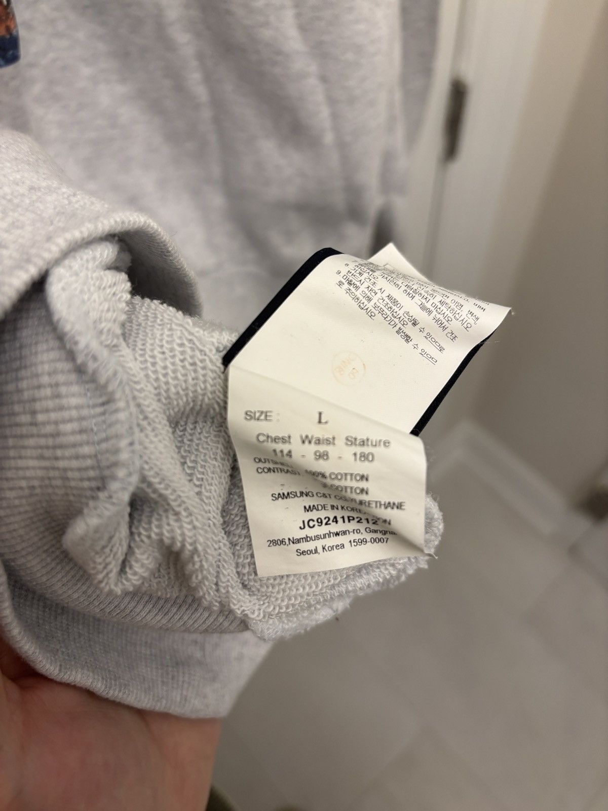 Juun.J Ash gray sweatshirt Size US L / EU 52-54 / 3 - 7 Thumbnail