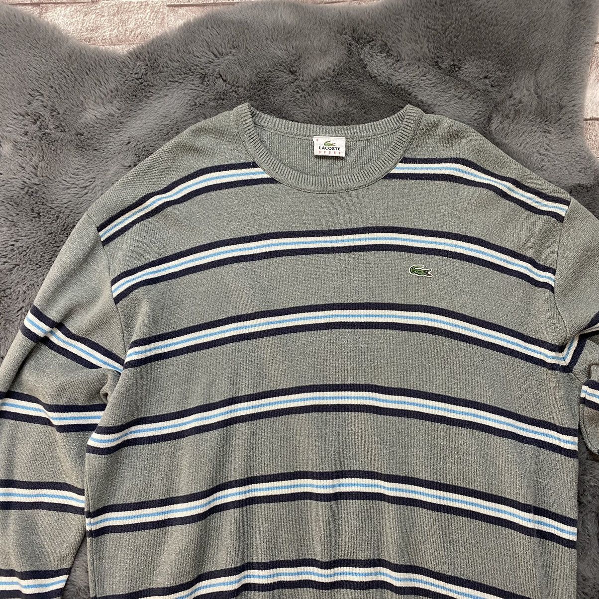 Lacoste × Vintage SWEATER LACOSTE STRIPPED RARE VINTAGE L-Xl Size US XL / EU 56 / 4 - 8 Thumbnail