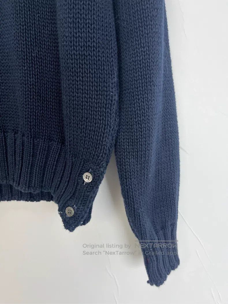 Thom Browne Thom Browne Blue dolphin four-striped sweater Size US S / EU 44-46 / 1 - 4 Thumbnail