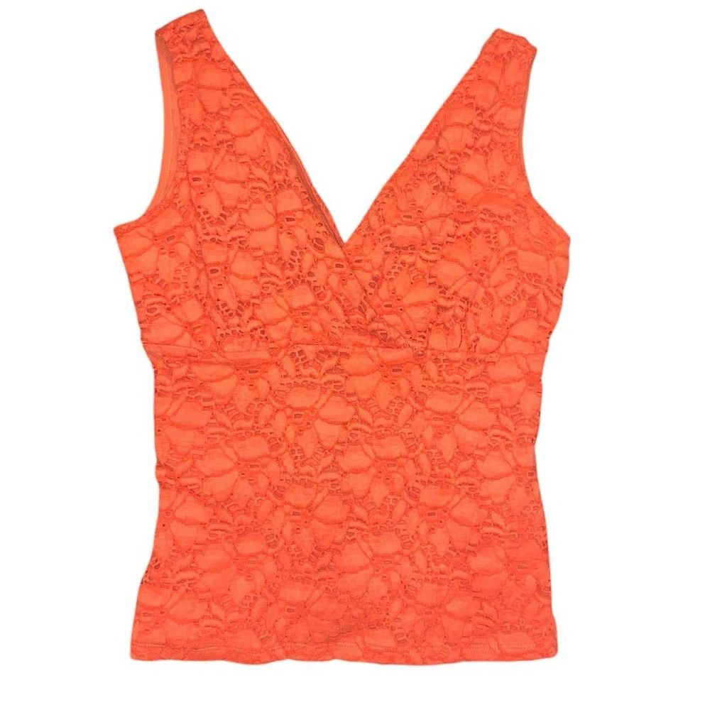Other Y2K International Concepts INC Tank TopLace Knit Fitted Boho Size S / US 4 / IT 40 - 1 Thumbnail