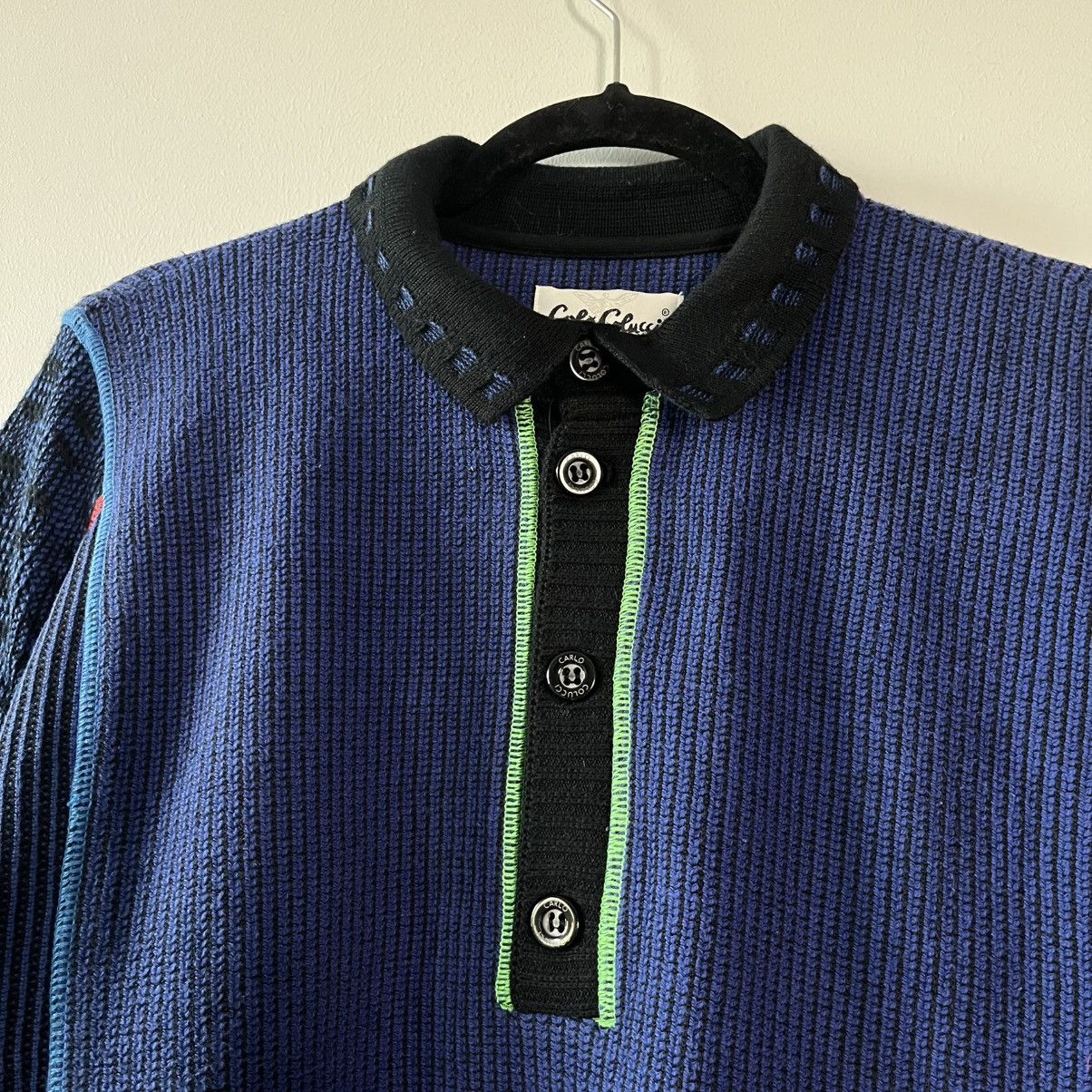 Carlo Colucci Carlo Colucci Vintage Knit Sweater Luxury Streetwear Oversiz Size US XL / EU 56 / 4 - 5 Thumbnail
