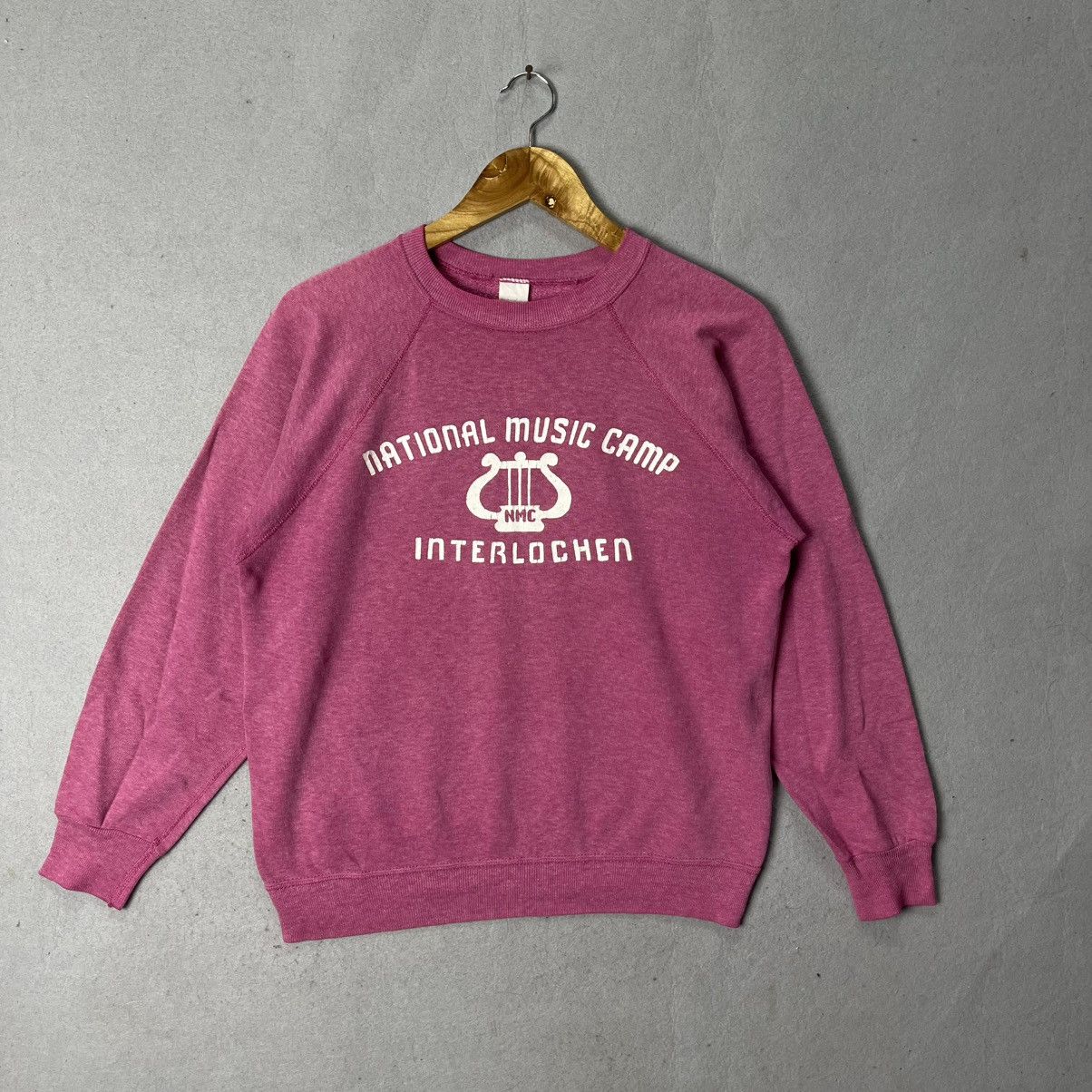 Vintage Vintage National Music Camp Interlochen Raglan Sweatshirt Size M / US 6-8 / IT 42-44 - 1 Thumbnail