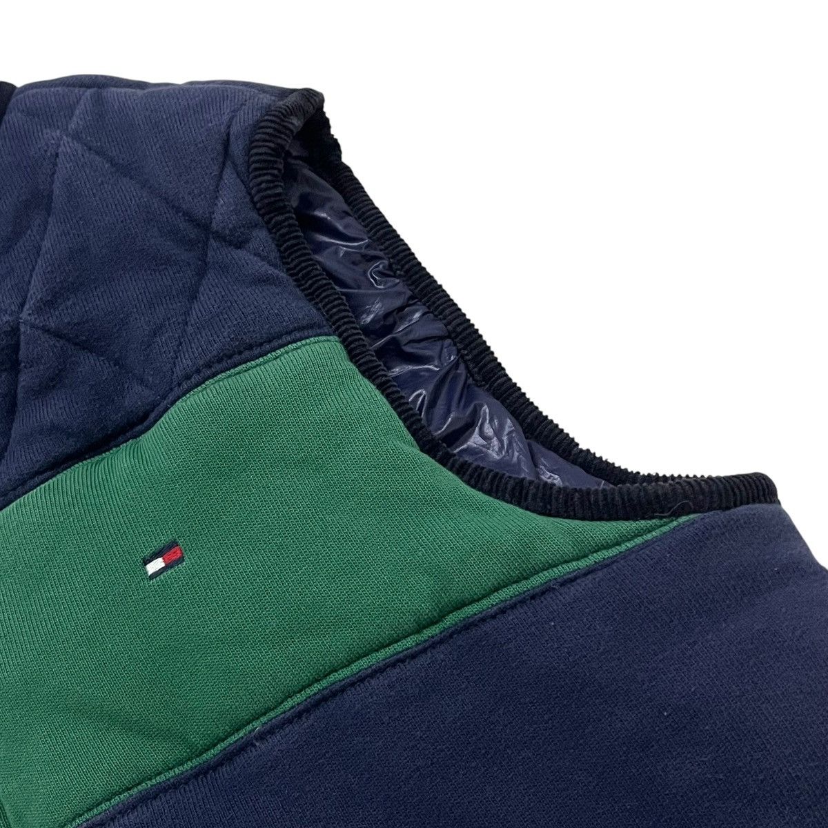 Tommy Hilfiger × Vintage TOMMY HILFIGER STRIPED NUMBERING 9 DOWN VEST Size US M / EU 48-50 / 2 - 6 Thumbnail
