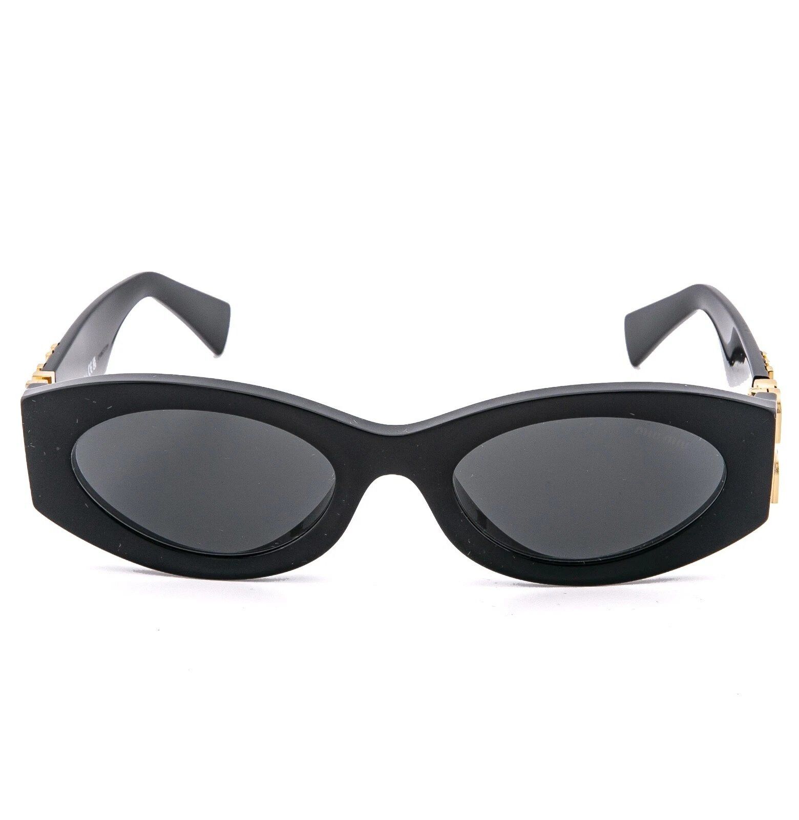 Miu Miu MIU MIU GLIMPSE LOGO MU11WS Black Logo Geometric Luxury 11W Size ONE SIZE - 2 Thumbnail