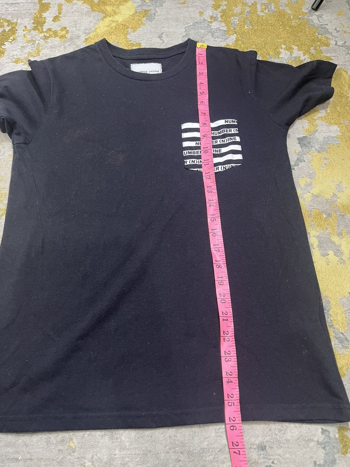 Japanese Brand Number (N)ine Denim Pocket Tshirt Size US S / EU 44-46 / 1 - 7 Thumbnail