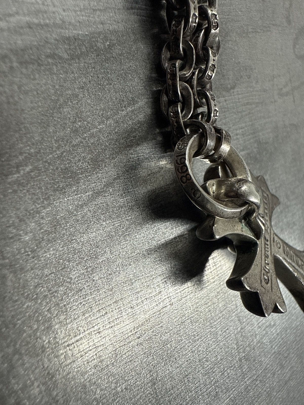Chrome Hearts CHROME HEARTS SILVER SMALL CROSS PENDANT W PAPER CHAIN Size ONE SIZE - 7 Thumbnail