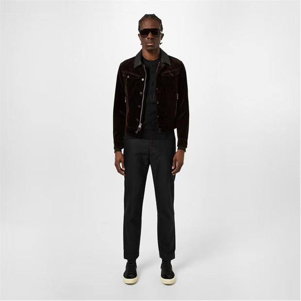Tom Ford o1g2r1mq0724 Henley Long Sleeve T-Shirts in Black Size US L / EU 52-54 / 3 - 6 Thumbnail