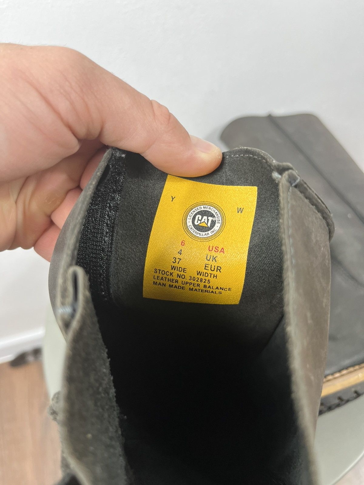 Caterpillar CAT black leather engineer boots rugged work style size 37 Size US 6 / IT 36 - 16 Thumbnail