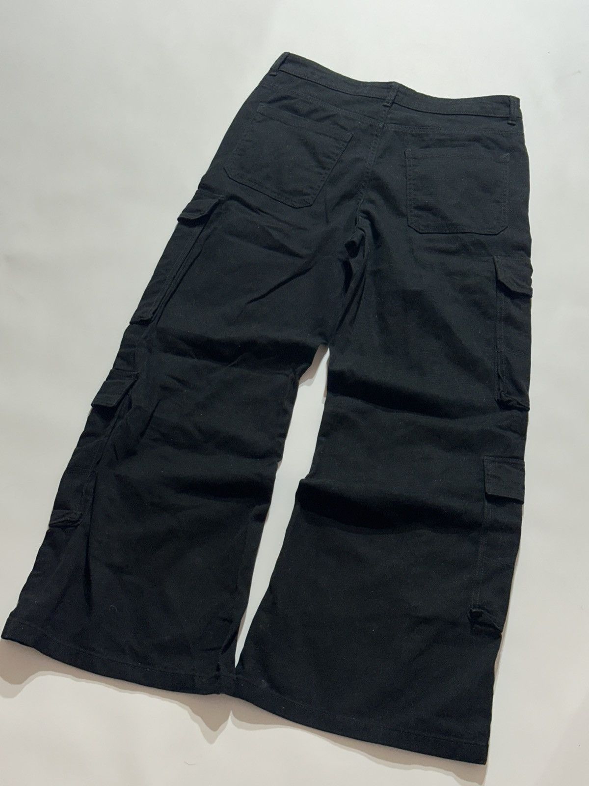 Japanese Brand Black Baggy Multi-Pocket Cargo Pants Size US 32 / EU 48 - 5 Thumbnail