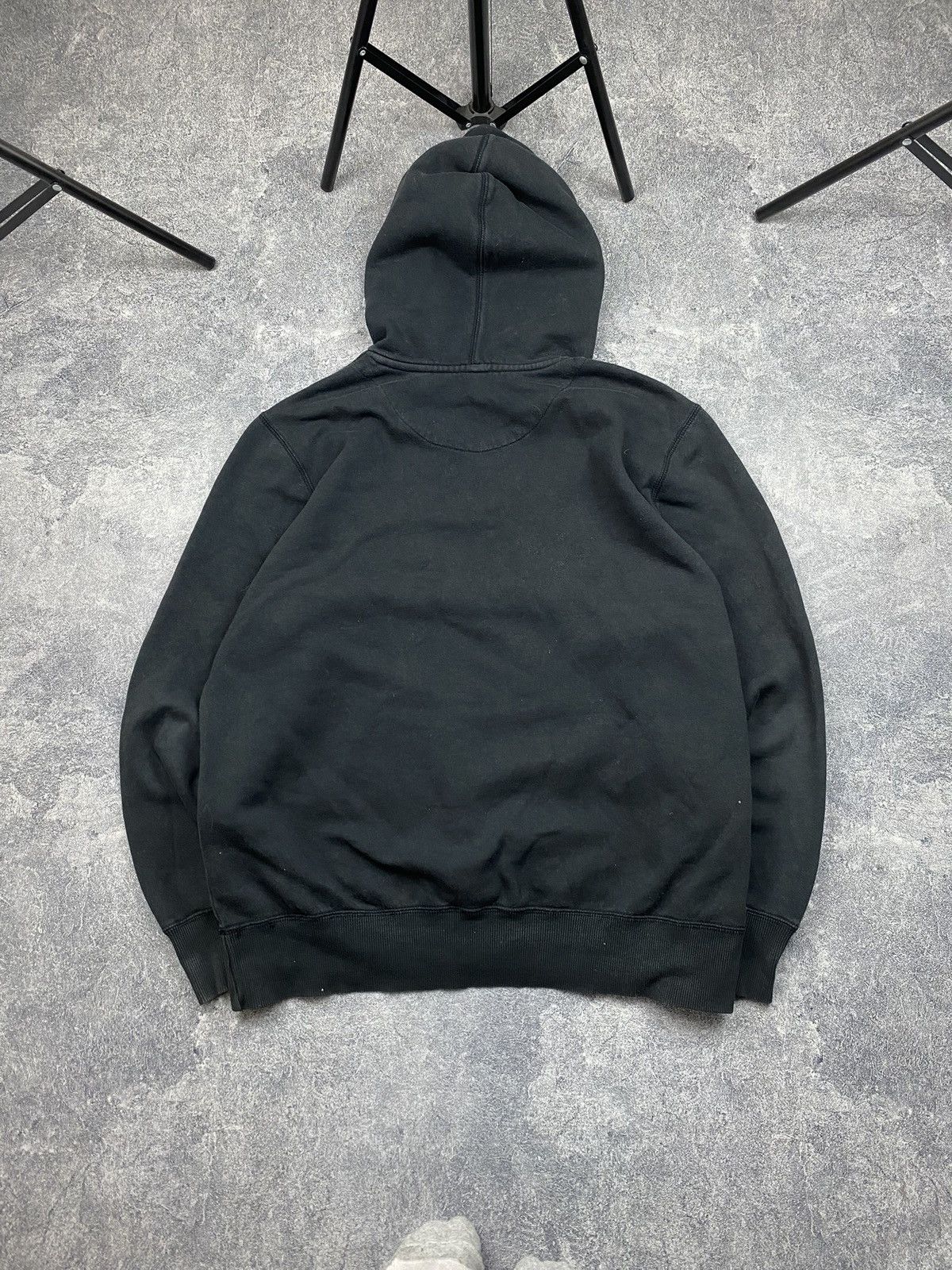 Nike × Vintage Nike vintage spell out big swoosh hoodie y2k streetwear Size US XL / EU 56 / 4 - 4 Thumbnail