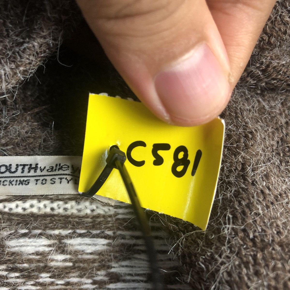 Homespun Knitwear × Japanese Brand DL Taji skull Black Hoodie Knitwear #C582 Size M / US 6-8 / IT 42-44 - 10 Thumbnail